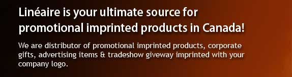 Linéaire is your ultimate source for promotional imprinted products in Canada!